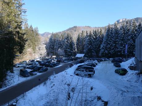 Gmunden: Anfahrt in Skigebiete und Parken an Skigebieten – Anfahrt, Parken Kasberg – Grünau im Almtal