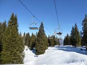 Coston-Monte Coston - 4er Sesselbahn fix geklemmt