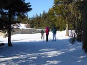 Langläufer im Skigebiet Černá hora