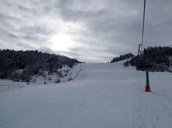 Mittelschwere Piste am Katzenkopf