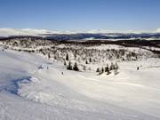 Leichte Abfahrt vom Valsfjell