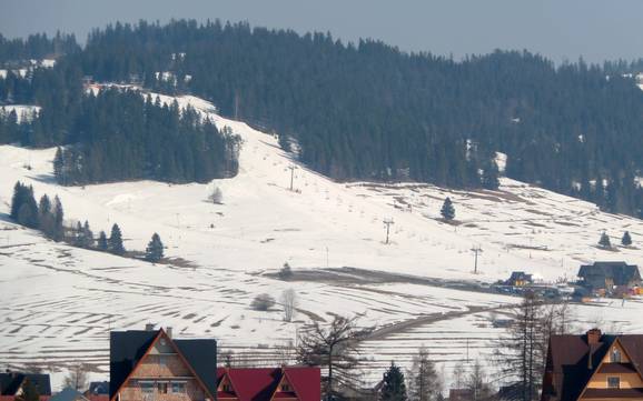 Ostbeskiden: Größe der Skigebiete – Größe Koziniec – Czarna Góra