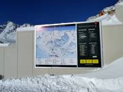 Pisteninformation am Pitztaler Gletscher