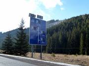 Information zur Parkplatzsituation am Skigebiet Jasná