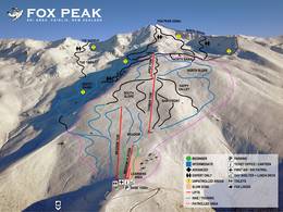 Pistenplan Fox Peak