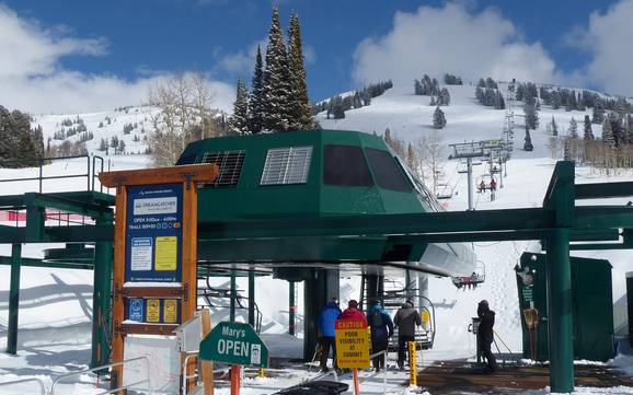 Skilifte/Seilbahnen Teton Range – Lifte/Seilbahnen Grand Targhee