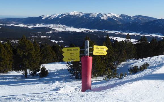 Languedoc-Roussillon: Orientierung in Skigebieten – Orientierung Les Angles