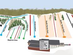 Pistenplan Hyland Hills
