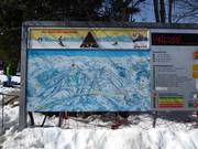 Pistenplan mit aktuellem Betriebsstatus