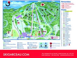 Pistenplan Garceau – Saint-Donat