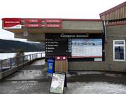 Pistenplan an der Kabinenbahn in Åre