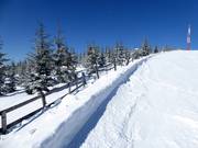 Das Verlassen der Pisten ist streng verboten