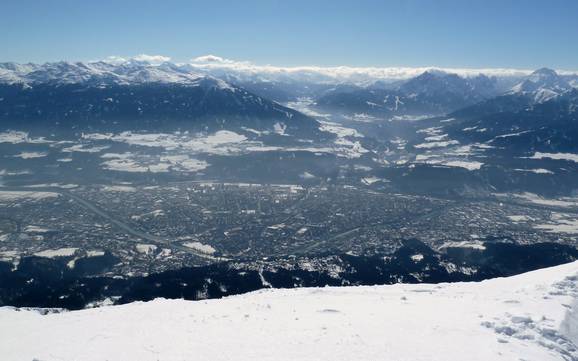 Größter Höhenunterschied im Karwendel – Skigebiet Nordkette – Innsbruck