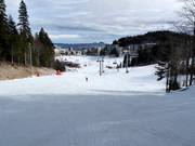 Blick zur Talstation Babin Do