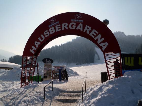 Willkommen in der Hausbergarena in Waidring