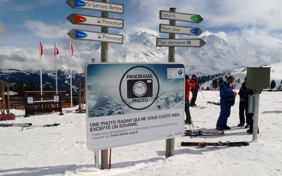 Evasion Mont-Blanc: Orientierung in Skigebieten – Orientierung Megève/Saint-Gervais
