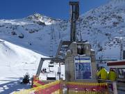 Gletschersee - 3er Sesselbahn fix geklemmt