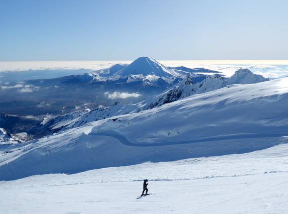 Whakapapa mit Vulkan Mt. Ngauruhoe