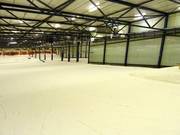 Hauptabfahrt mit Anfängerbereich unten rechts