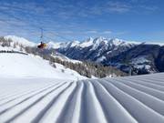 Bestens präparierte Piste im Skigebiet Sillian