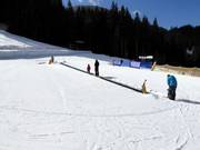 Förderband an der Mittelstation Doss dei Laresi