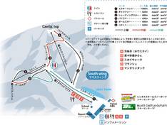 Pistenplan Ca et là Ski Resort Oze