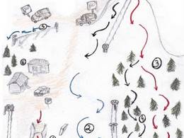 Skigebiet Mortos Kalns