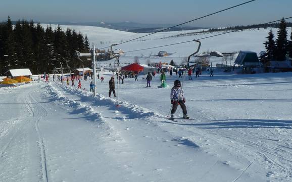 Höchste Talstation in der Aussiger Region (Ústecký kraj) – Skigebiet U Lišáka