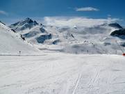 Abfahrt vom Pardatschgrat zur Idalp