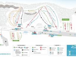 Skigebiet bei Milton