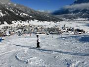 Leichte Pisten an der Gondelbahn Familyjet im Tal