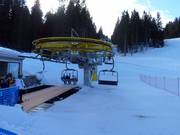 Coston-Monte Coston - 4er Sesselbahn fix geklemmt