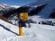Schneekanone an der Sesselbahn Bodmenstafel