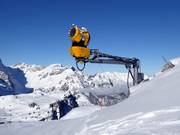 Schneekanone im Skigebiet Titlis
