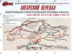 Pistenplan Angarskyy Pass