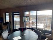 In Nesfjellet wohnt man direkt an den Pisten