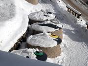 Mülltrennung in Le Corbier