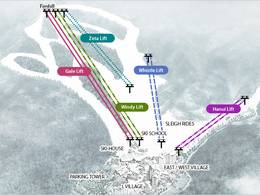Pistenplan Konjiam Resort