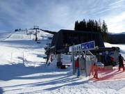 Almbahn - 4er Sesselbahn fix geklemmt