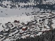 Geschlossene Ortschaft Les Saisies