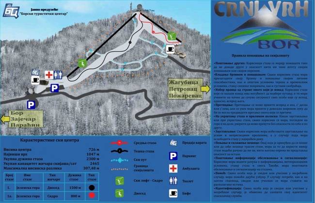 Crni vrh – Bor Crni vrh – Bor