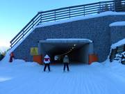 Tunnel unterm Tröglhang hindurch