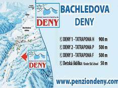 Pistenplan Deny – Bachledova