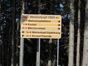 Informationstafel am Weiherkopf