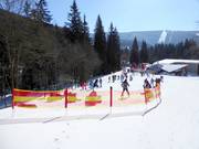 Übungshang an der Talstation Medvědín