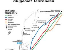 Pistenplan Tanzboden – Ebnat-Kappel