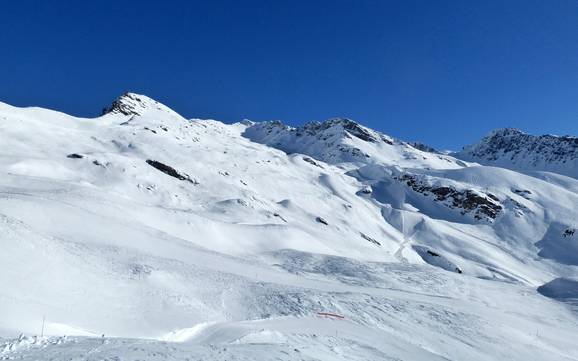 Monte Bianco (Mont Blanc): Größe der Skigebiete – Größe Espace San Bernardo – La Rosière/La Thuile
