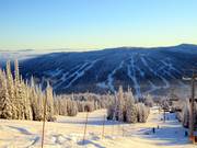 Blick vom Sundance Mountain zum Mt. Morrisey