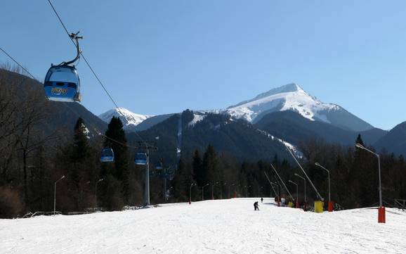Blagoewgrad: Größe der Skigebiete – Größe Bansko