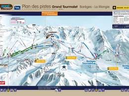Pistenplan Grand Tourmalet/Pic du Midi – La Mongie/Barèges